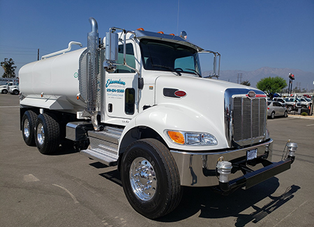 Photo Of A Brand New Edmondson Construction Peterbilt Water Truck